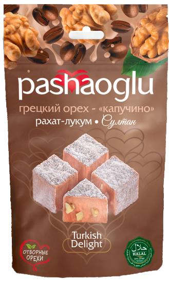 Рахат-Лукум "Султан" с грецким орехом с ароматом капучино