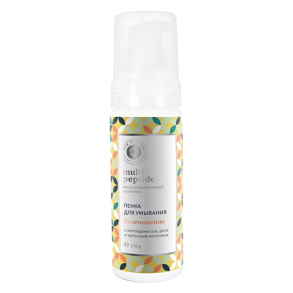 Пенка для умывания Биоочищение с маточным молочком Multi Peptide