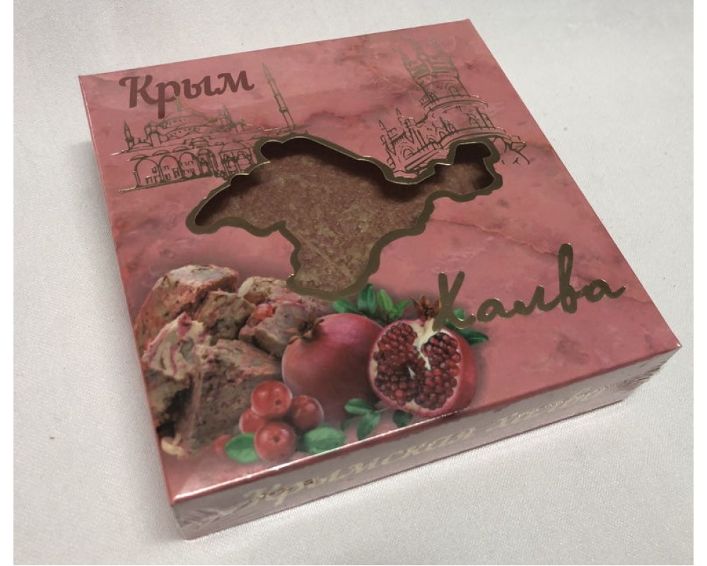 Халва арахисовая на гранатовом соке с клюквой