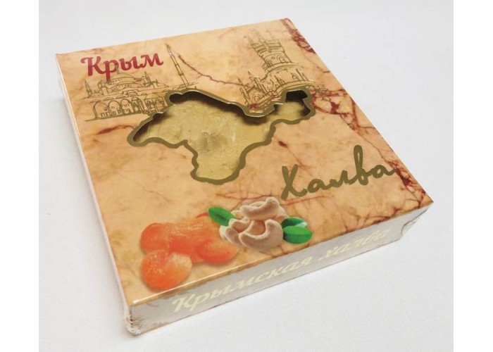 Халва кунжутно-тахинная с кешью и курагой