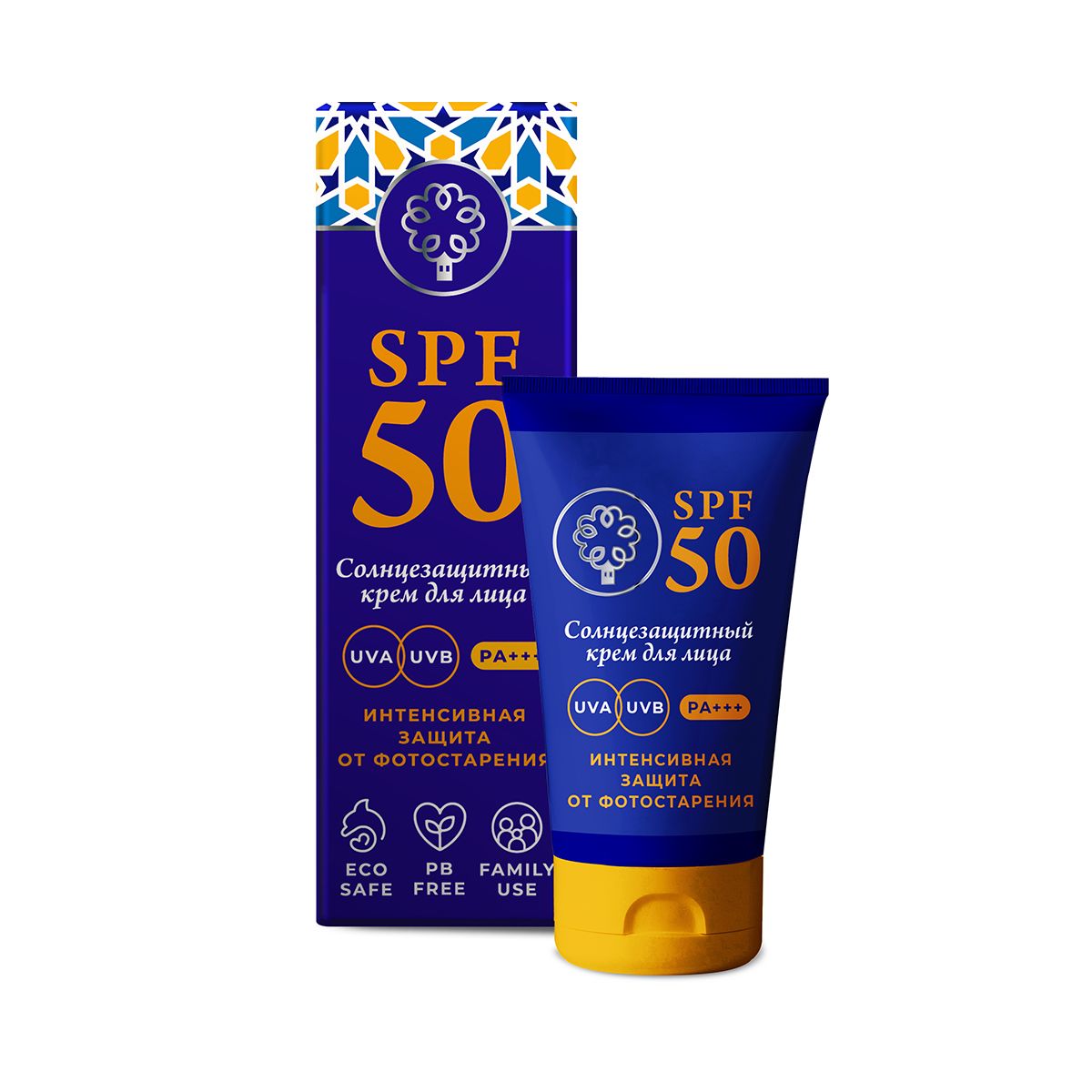 Солнцезащитный крем для лица SPF 50