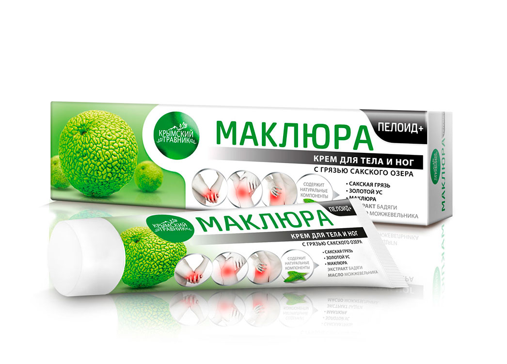 Крем для тела и ног Маклюра Пелоид+