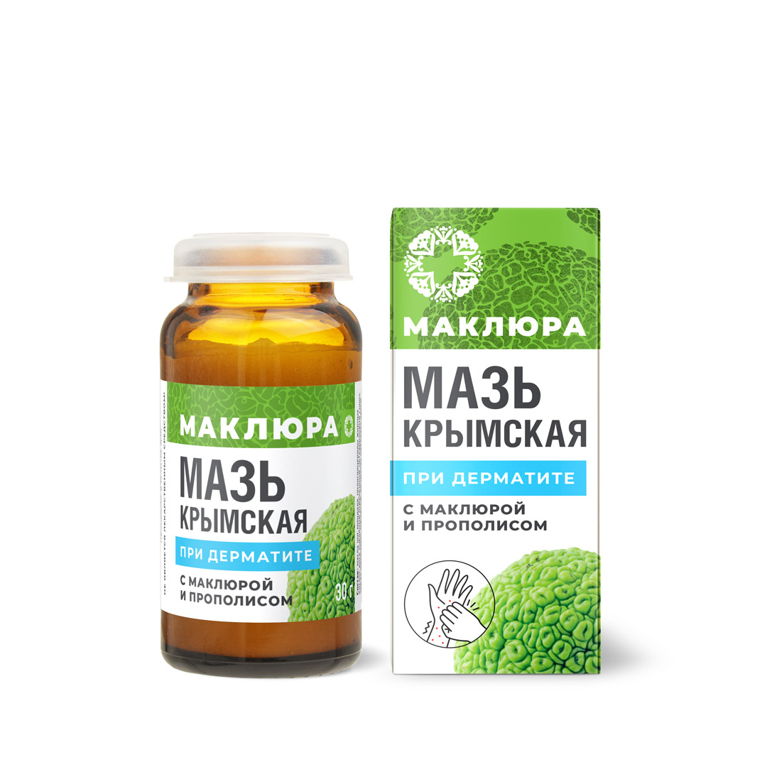 Мазь крымская Маклюра при дерматите