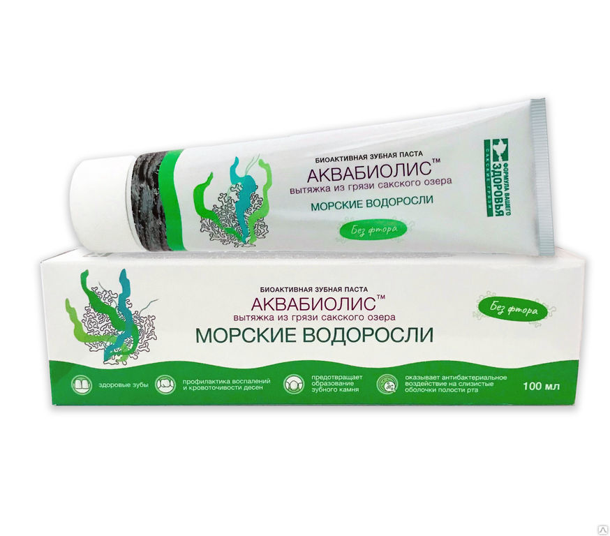 Зубная паста "Морские водоросли" АКВАБИОЛИС