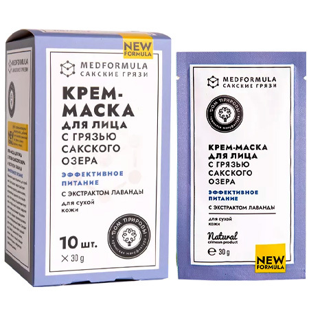 Крем-маска с грязью Сакского озера Эффективное питание