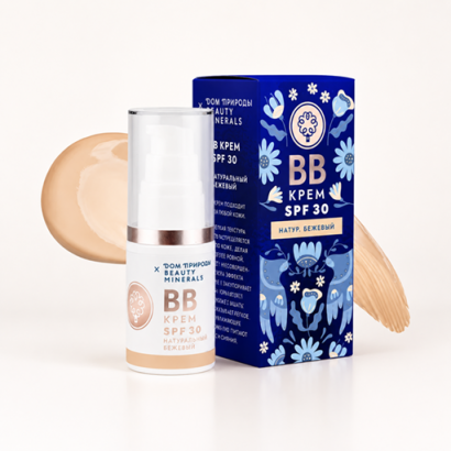 BB крем для лица SPF-30 натуральный бежевый