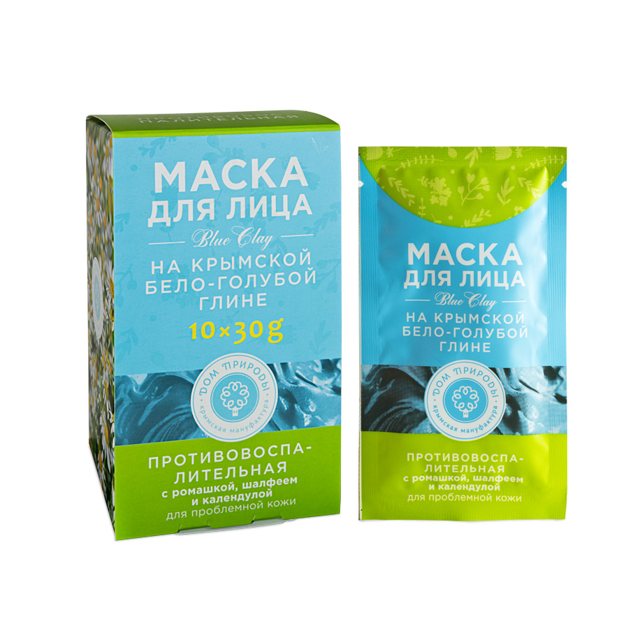 Маска для лица "Противовоспалительная" (саше)