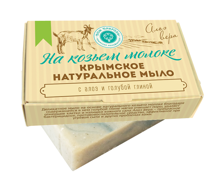 Мыло на козьем молоке "Алоэ вера"