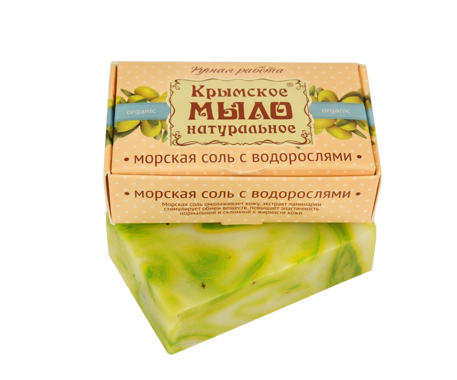 Мыло "Морская соль с водорослями"