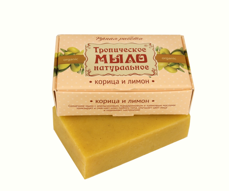 Мыло "Корица и лимон"