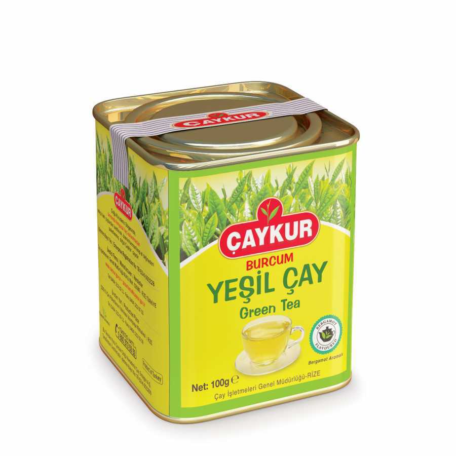 Чай зеленый Caykur Burcum с ароматом бергамота