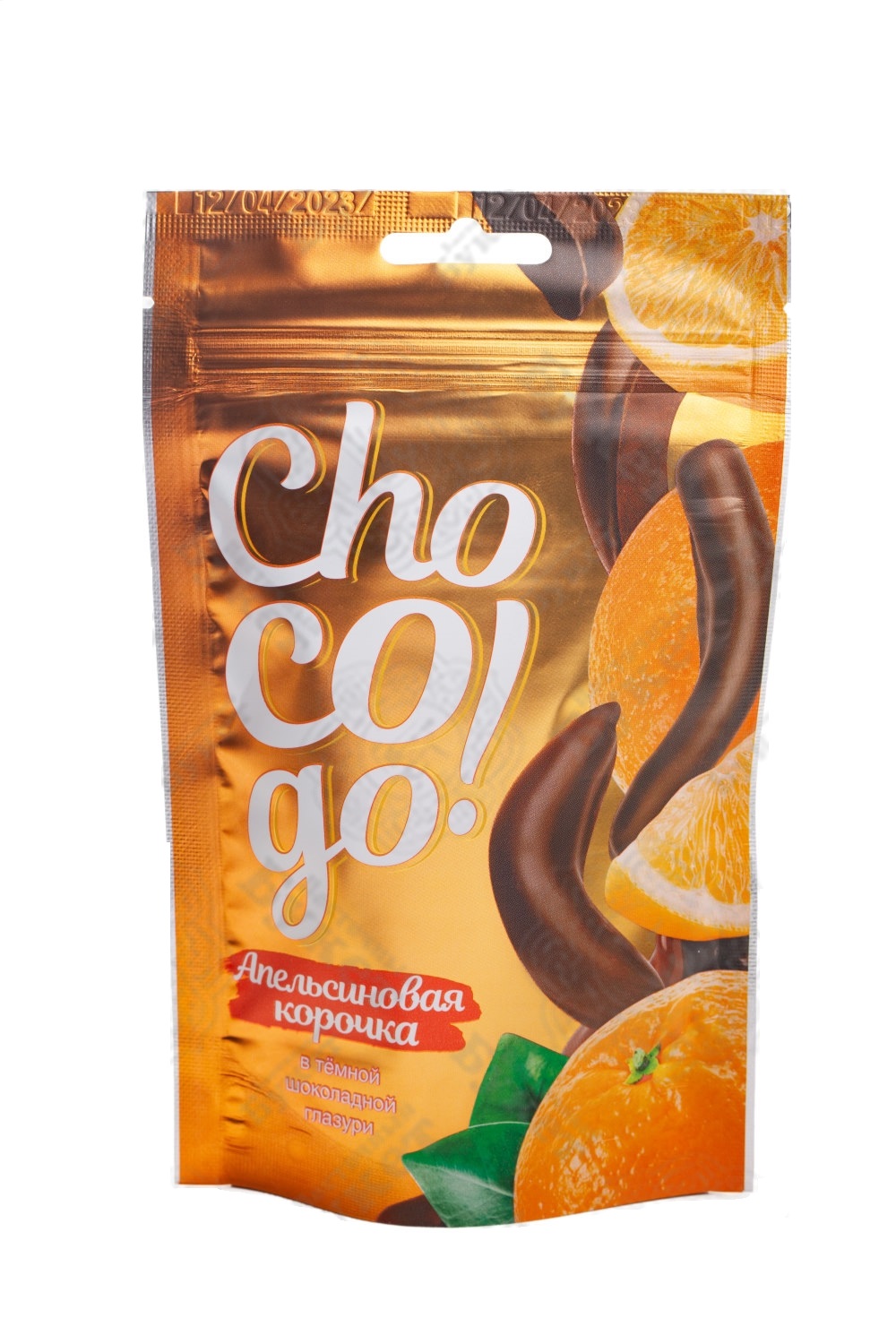 ChoCoGo Апельсиновая корочка в темном шоколаде 