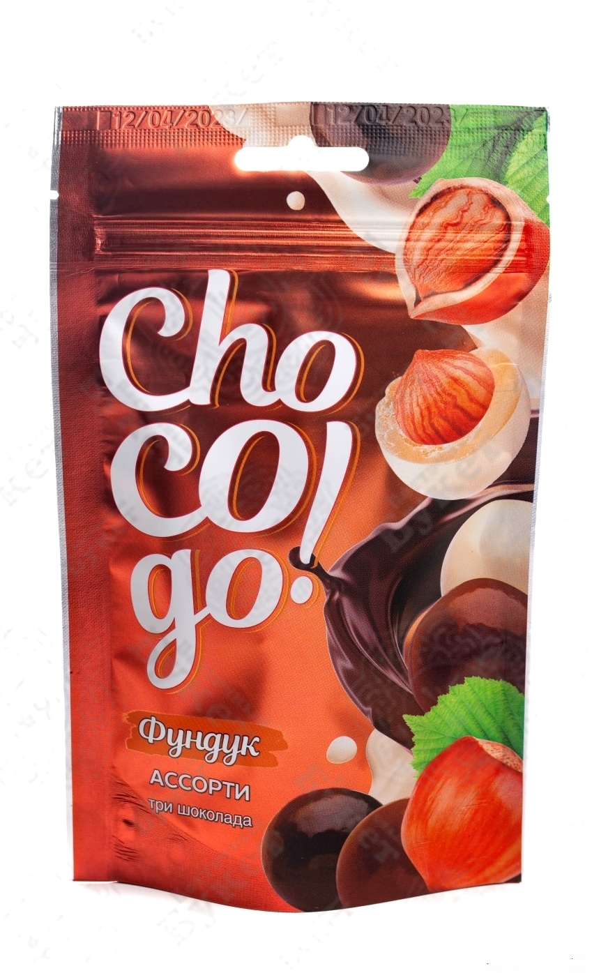 ChoCoGo Фундук Ассорти три шоколада